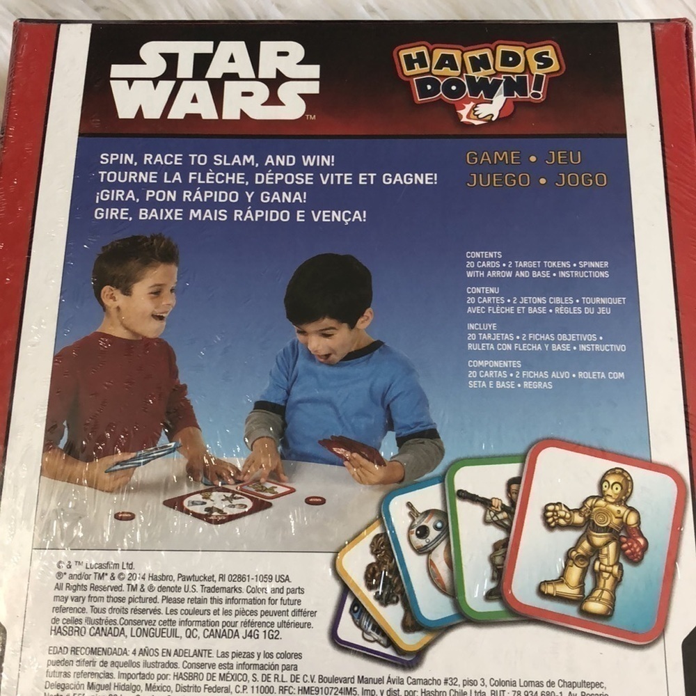 Star Wars Hands Down Game.  Sealed - Picture 2 of 4